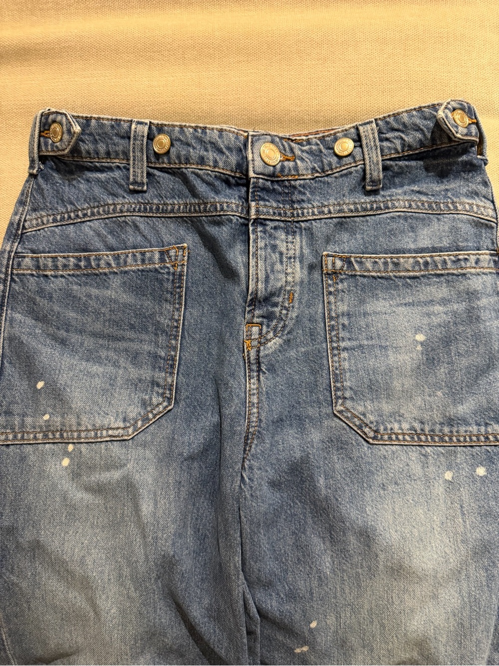 We The Free Palmer Cuffed Wide Leg Jeans - Picture 2 of 5